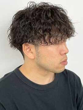 ラギッド 大野城店(RUGGED) ツーブロック マッシュ スパイラルパーマ 刈り上げ 束感