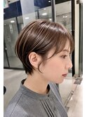 丸みショートボブ