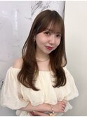 ベージュカラー×レイヤーカット