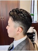 【20代 男性】ビジネスオールバック
