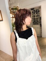 ノラ(Nora)&nbsp;＊ミディアムウルフとルーズなパーマ＊