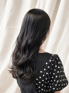 ココカラヘアー ニコ(cococara hair nico) ロングボブ/フェイスレイヤー/艶髪/ナチュラルブラック
