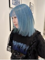 ハイブ 金沢(Hive)&nbsp;10代20代ブリーチカラー水色カラー