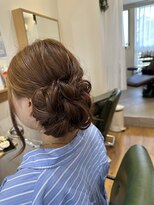 ケイズプラスカラン(HAIR AND MAKEUP K's PLUS calin)&nbsp;ふわふわシニヨン