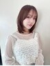 《気になる前髪のクセを自然に可愛く》カット+前髪ストレート￥9500