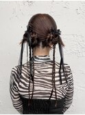 #カチモリ#ヘアセット#ツインセット#ヘアアレンジ