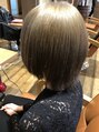 アグ ヘアー ベイル 弘前城東店(Agu hair veil) パールグレージュ／ボブ