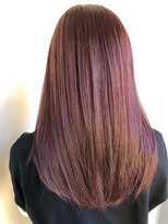 《K-two栄・矢場町》ブリーチなしのボルドーピンク 齋藤