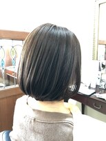モヅ美容室 チェルム 四日市店(MOZ美容室 cheRm) ネイビーカラー 美髪