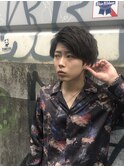 メンズアップバング