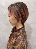 ピンクグラデーション×ショート【和田常経】