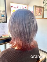 オレンジ(orange)&nbsp;【orange大分賀来】デザインカラーインナーカラーツートーン