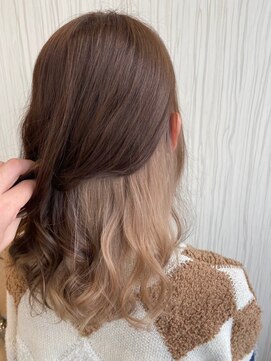 ビス リアン 川口店(Vis lien) インナーカラー/ブラウン/ベージュ/ハイトーン/