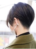 【SHARON原宿】黒髪ハンサムショート