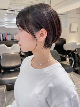 アイティーバイアルバム 松戸店(IT by ALBUM) ダークブラウンショート_ホワイトグレージュネビージュ_ba378002