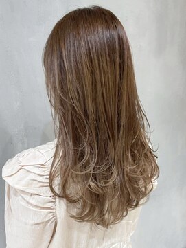 アイティーバイアルバム 下北沢店(IT by ALBUM) ワンカールレイヤーべージュ_ホワイトグレージュ_ba377603