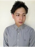 夏にピッタリ!アップバング