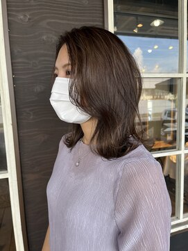 ムード マグ レーベル 南松本(MOOD Mag Label) 【MOOD】20代30代/大人可愛い/アッシュ/くびれ/ナチュラル/ボブ