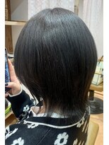 アズールサン 草加西口店(azule-sun)&nbsp;ウルフ　レイヤー　アッシュカラー