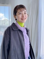 フィルムス 田町芝浦(FILMS) ブリーチホワイトグレージュダブルカラーレイヤー前髪顔周り田町