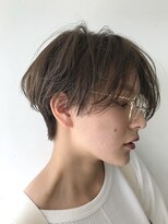 フィルムス 表参道(FILMS)&nbsp;レイヤーカット/ウェットへア/オリーブベージュ/表参道