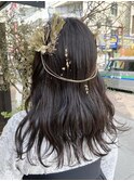 [あやか]卒業式ハーフアップヘアセット