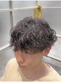 波巻きパーマ