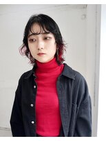 229&nbsp;ウルフパーマ　イヤリングカラー