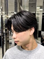 メンズヘアセンス 渋谷(MEN'S HAIR SENSE)&nbsp;センターパート/アッシュブラック/ウルフ/ハイライト/渋谷