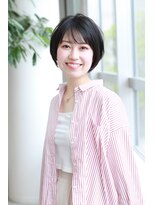 キッカ 八街店(CHICCA)&nbsp;黒髪ショートボブ