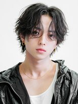 メンズヘアセンス 渋谷(MEN'S HAIR SENSE) センターパートウルフゆるふわシャドーパーマ