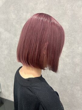 プライズ 成増店(prize) ラベンダーピンク ダブルカラー ボブ 成増地下鉄成増