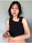 くびれボブ/シースルーバング/ベルボブ/レイヤーボブ/外はね