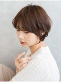 【20代・30代・40代】丸みショート/耳掛ショート/小顔ショート