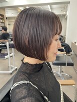 ユノ(juno) 【中目黒】大人かわいい丸みショートボブ☆顔まわりレイヤー
