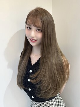 ラピス 渋谷本店(Lapis) オリーブブラウン/オリーブカラー/韓国風/ブリーチなし