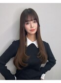 【LICCA 伊崎優李】韓国ヘア/レイヤーカット/前髪/姫カット