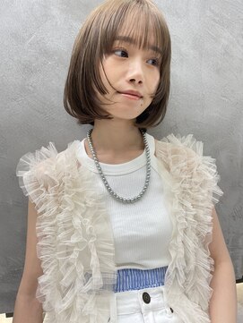 ロンドプロフィール 浦和(Lond profil) ブリーチなしカラー伸ばしかけヘア簡単スタイリング小顔ヘア