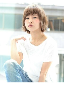 エムスラッシュ アヴェダ 自由が丘(M.SLASH AVEDA) ■M.SLASH自由が丘・52-10■スパイシーなスタイリッシュボブ