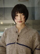 ネロ ヘアサロン 渋谷(NERO HAIR SALON)&nbsp;前髪ありショートレイヤーボブフェイスレイヤー【眞下秋歩】