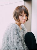 【錦糸町美容院Agate】ナチュベージュ×ガーリーショート