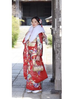 サロンドアンナ ANNAの写真/成人式・ブライダル・一般着付けまで、トータルコーディネートします！大切な一日は綺麗な着付けで☆