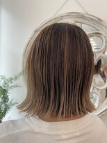 シャンティ(shanty)&nbsp;切りっぱなしボブ　ハイライト