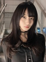 ノイカーム(noi Calm) 髪質改善トリートメントミルクティーベージュカラーくびれヘア