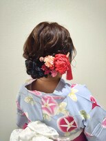 ヘアーアンドメイク ディライト(Hair&Make Delight)&nbsp;ゆるい下目のアップ