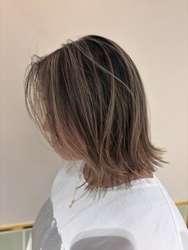 ナンバー アンフィール 渋谷(N° anfeel) 【星野指名】カラー指名No.1/おしゃれ透明感バレイヤージュ