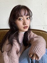 クリーク ボイス ヘアー 東原店(CLIQUE voice hair) 顔周りレイヤー×ピンクカラー