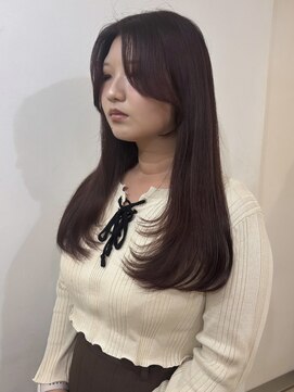 ミレバイジェニー (mirae by geny) 後れ毛とレイヤーで韓国ヘア r