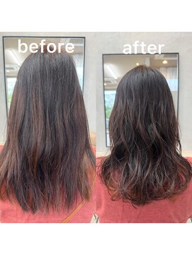 フェリア(feliah) 髪質改善ゆるふわコテ巻き風パーマ