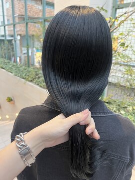 スタイル 成城学園前(STYLE) 黒髪ストレート　艶髪　黒髪ロング　オージュア